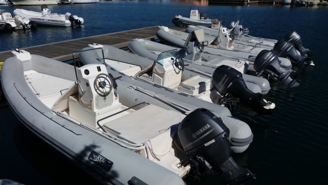 Noleggio Gommoni Flamar -  la flotta ed i prezzi 2024 - STS Ogliastra 